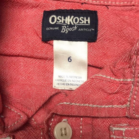 Boys OshKosh shirt - Picture 2 of 3